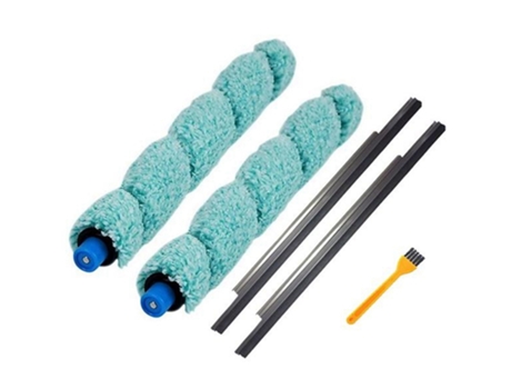 Adecuado para Ilife W400 accesorios para aspiradoras Kit de cepillo de limpieza de raspado de rodillos