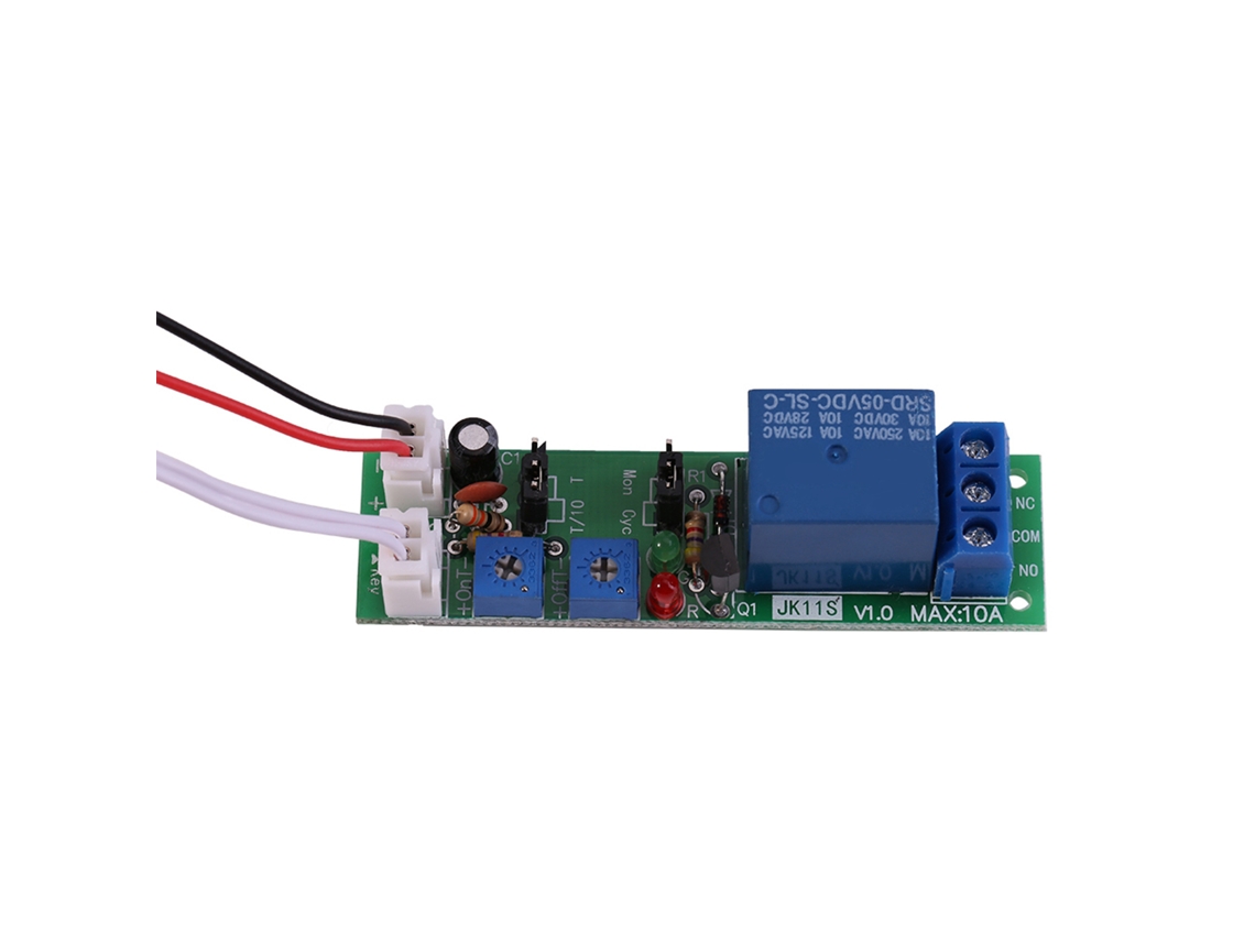 Módulo De Relé Con Temporizador Ajustable Interruptor On/off Retardo (dc5v,0-30min)