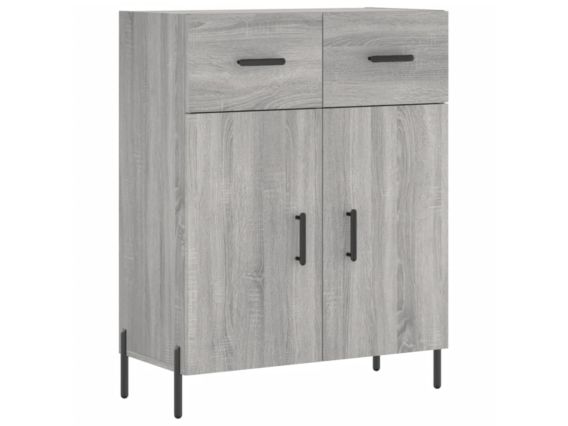 Aparador 69,5x34x90 cm Derivados de Madera Gris Sonoma MAISON EXCLUSIVE