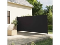 Toldo Lateral Retrã¡til 180x500 Cm Preto Dkd Home Decor
