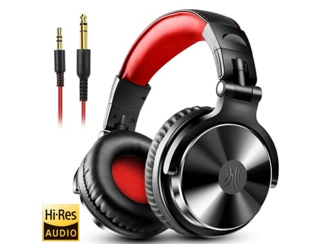 Oneodio Wired Professional Studio Pro DJ Auriculares con Micrófono sobre a oreja HiFi Monitor Música Auriculares para Teléfono PC