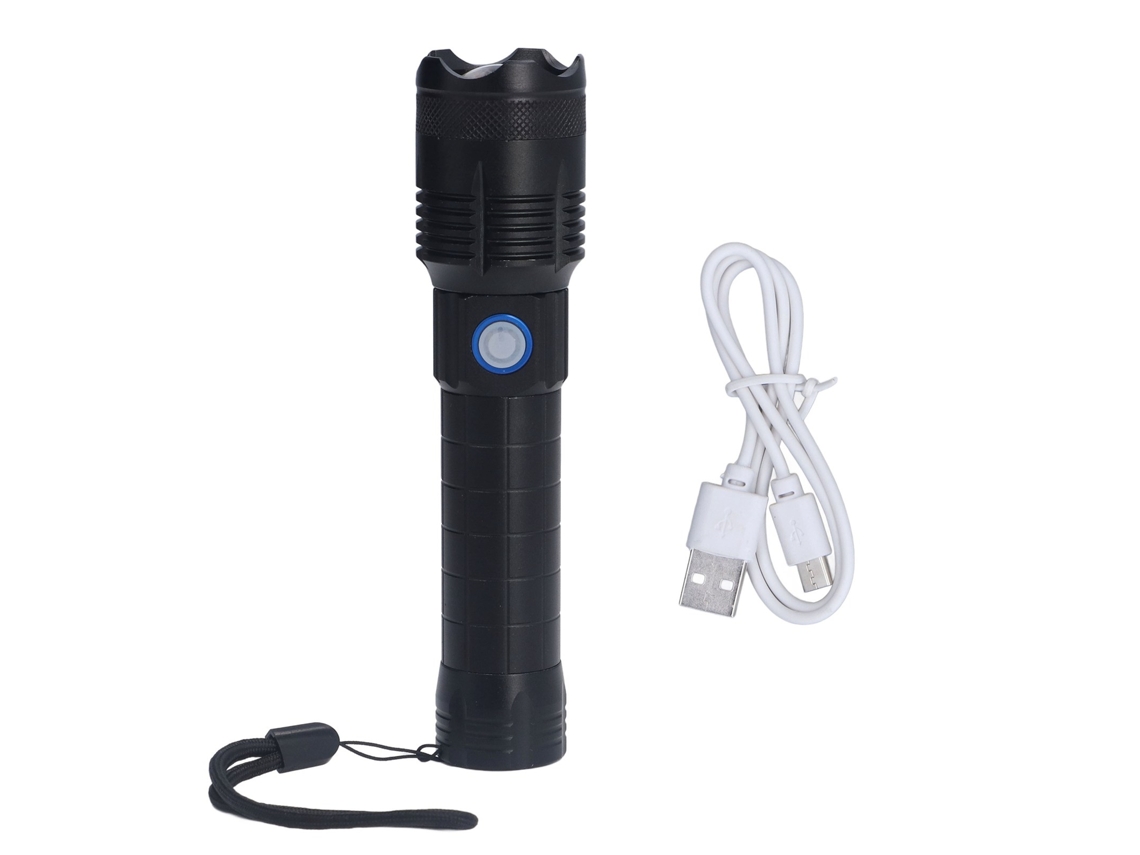 2026-linterna Recargable 5000lm P160 Con 5 Modos De Luz, Zoom, Para Aventura, Montañismo, Senderismo Y Emergencias
