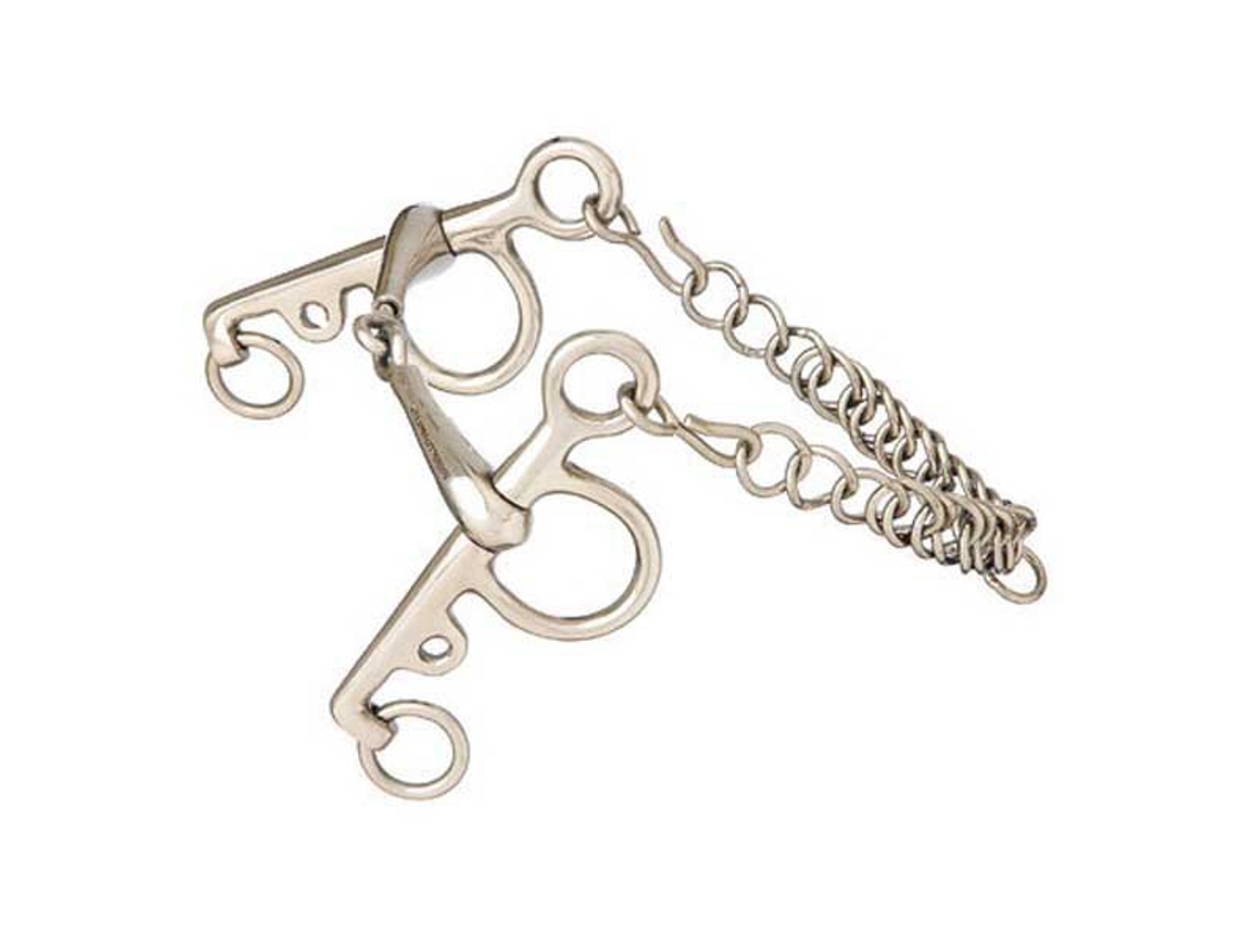 Swivel Bit Bocal de Junta Única Pelham Dourado 13.5 Cmsefton
