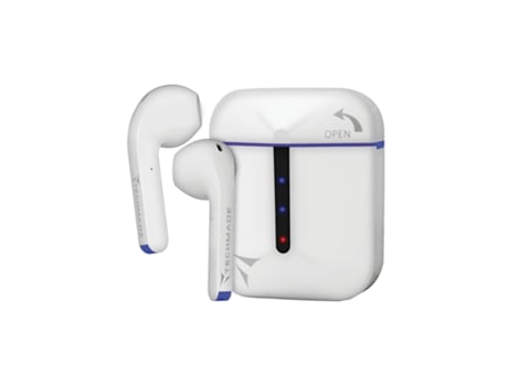 Auriculares Casco Inalámbrico Dentro Oído TECHMADE Bluetooth Blanco