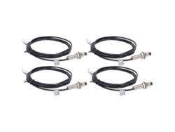 Omni-4 Conjuntos Interruptor De Proximidad Inductivo 2mm Cable 3 Pnp No Sensor Proximidad 6-36vdc