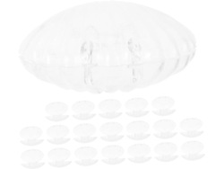 Caja De Joyería De Conchas Marinas Para 20 Piezas, Mini Joyero, Cajas De Almacenamiento Transparentes