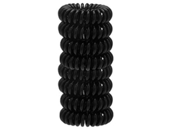 Gomas Elásticas En Espiral Para El Cabello, Sin Marcas, 9 Unidades (negras), Para El Cabello Del Teléfono, Para La Raíz Y La Pulsera.