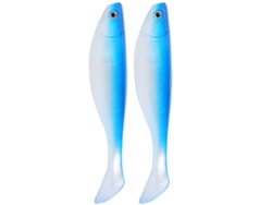 Señuelos Artificiales De Pesca Suaves Y Vivos De Pvc Azul: Atractivos Para Peces Marinos Y De Agua Dulce.