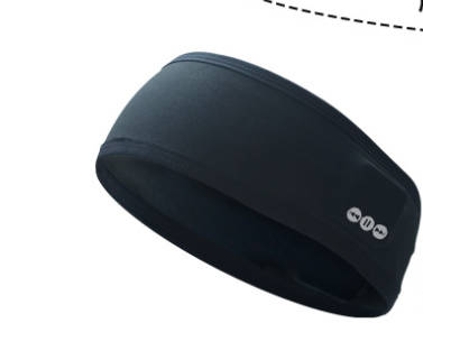 Auriculares Bluetooth Deportes Sueño TRUMSHOP Auriculares inalámbricos elásticos ojos Auriculares inalámbricos Bluetooth Diadema (Negro)