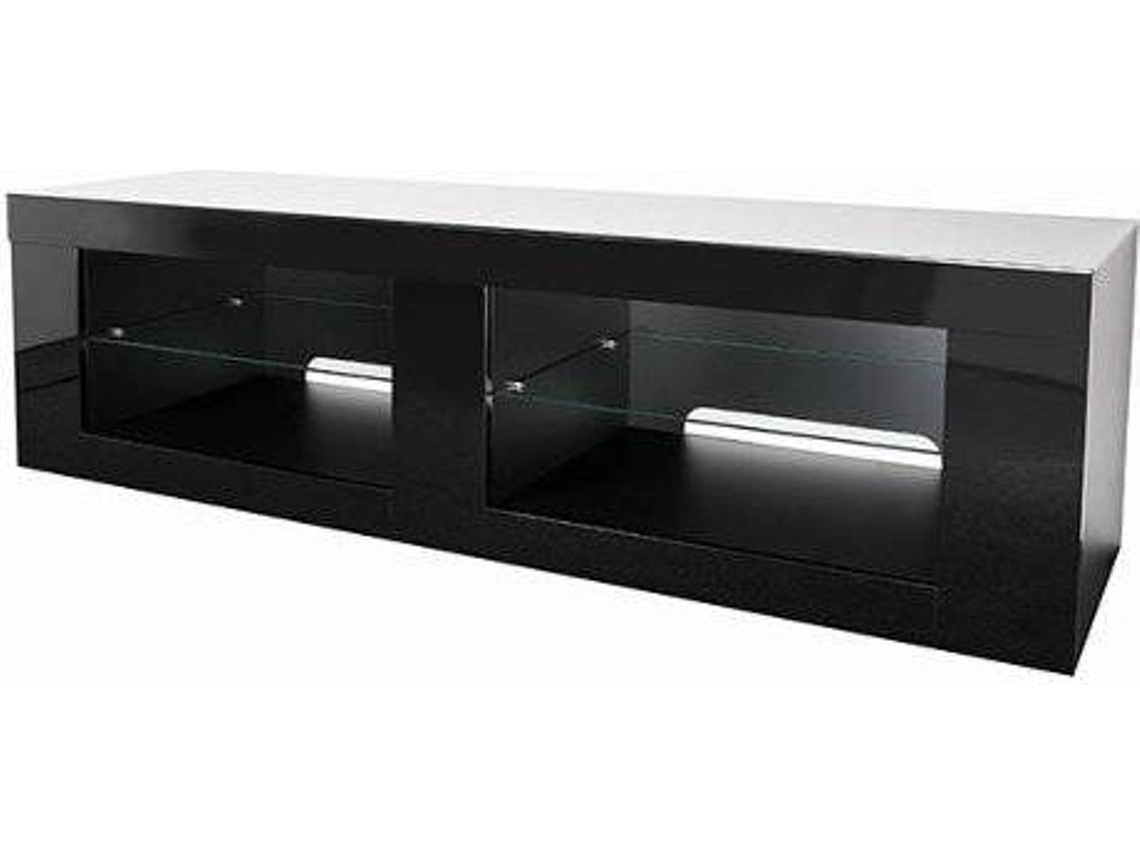 Mueble de TV B-TECH (45x42.3x16.3cm - Negro)