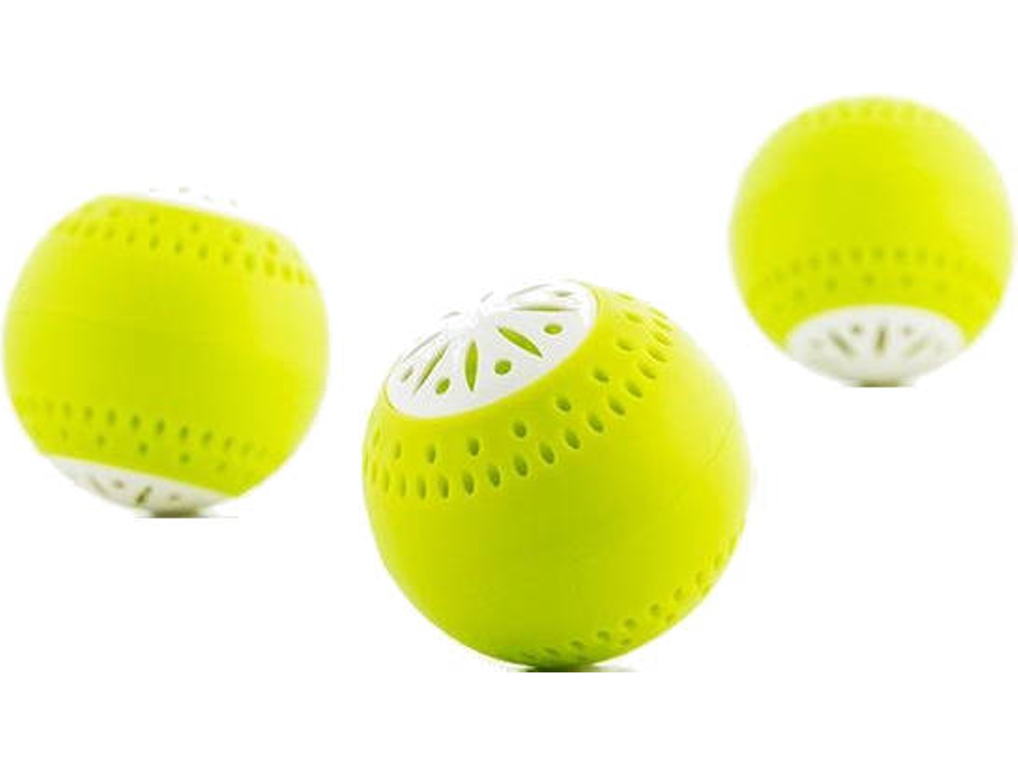 Conjunto 3 Ecobolas para Frigorífico INNOVAGOODS Amarillo