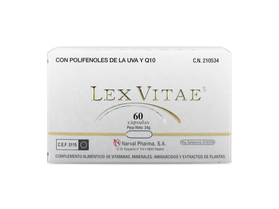 Complemento Alimentar LEX Lex Vitae (60 capsulas)