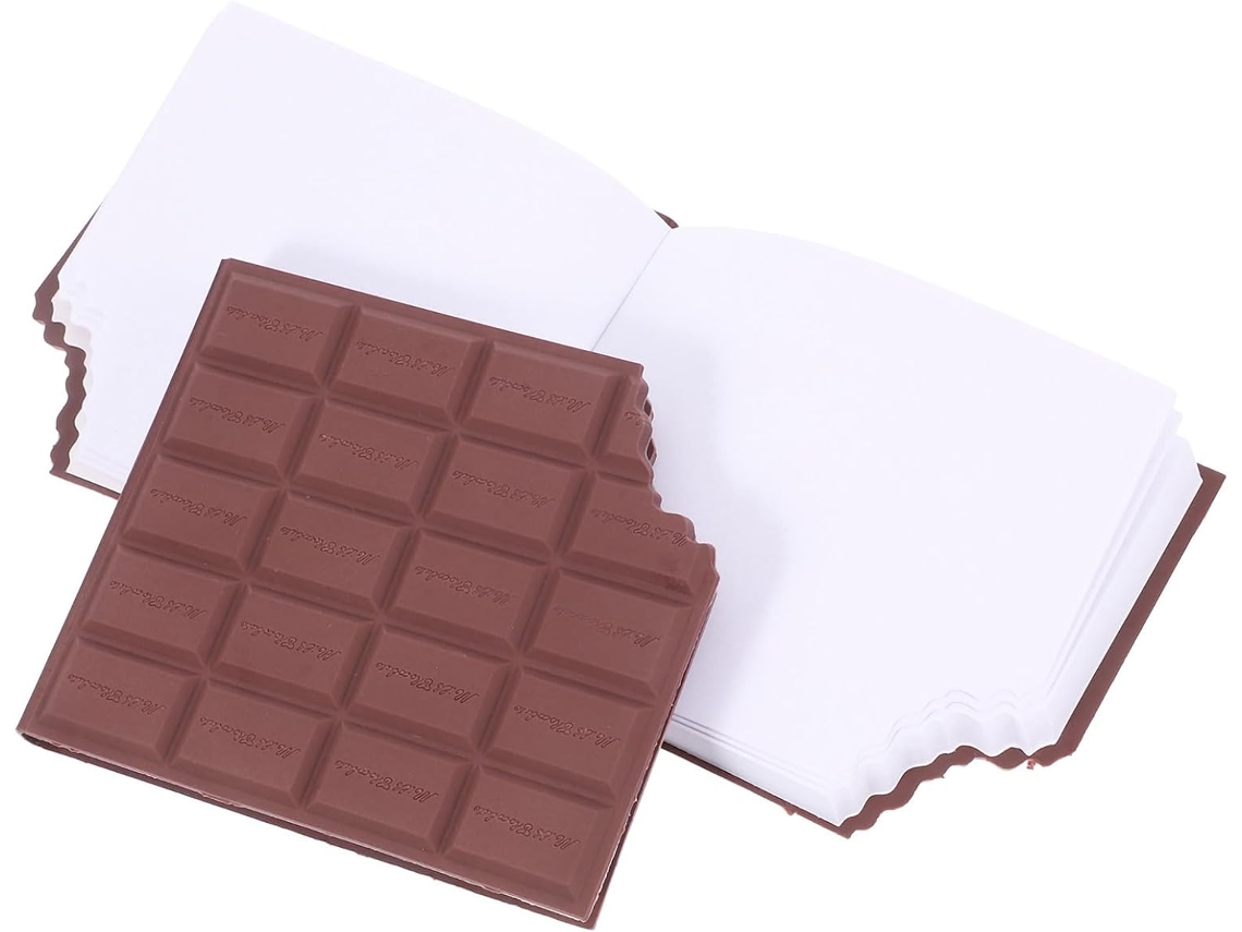 Juego De 2 Blocs De Notas Adhesivos Creativos Con Aroma A Chocolate