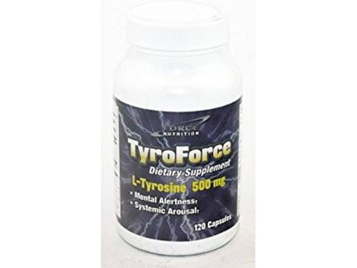 Complemento Alimentar NUTRI-FORCE L-Tirosina (120 cápsulas de 500mg)