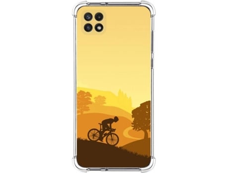 Carcasa Samsung Galaxy A22 5G TUMUNDOSMARTPHONE Ciclista Multicolor