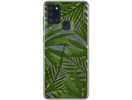 Carcasa Samsung Galaxy A21s TUMUNDOSMARTPHONE Dibujos Transparente Multicolor