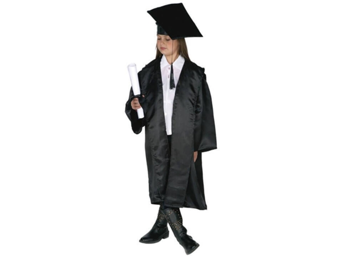Disfraz Unisex DISFRAZZES Estudiante Graduada (Talla: 6 a 7 años)
