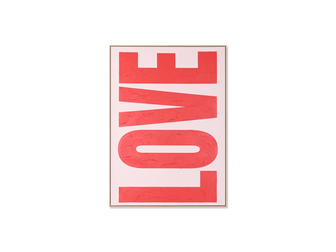 Cuadro Lienzo Ps Love Pintado Mano 103x4,5x143cm