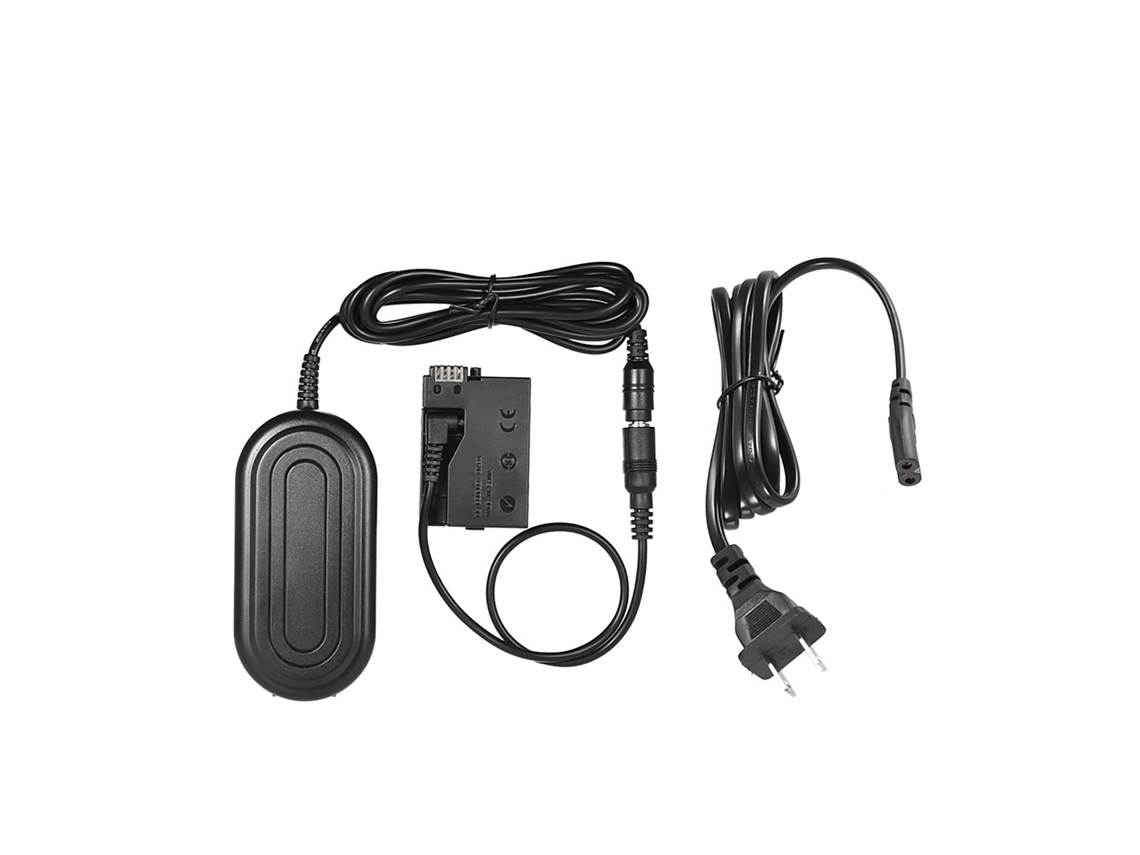 Adaptador de batería falsa Lp-e8 y fuente de alimentación de CA Ack-e8 para cámaras Canon 700d/rebel T5i