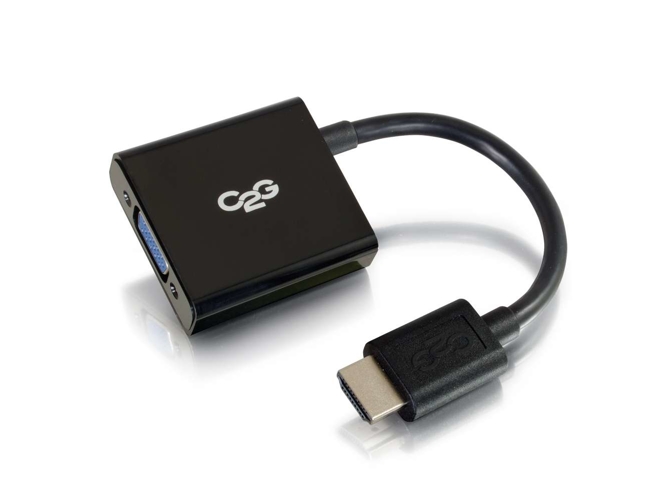 Cable Adaptador de Vídeo C2G 80503 0.2m Mini-HDMI VGA