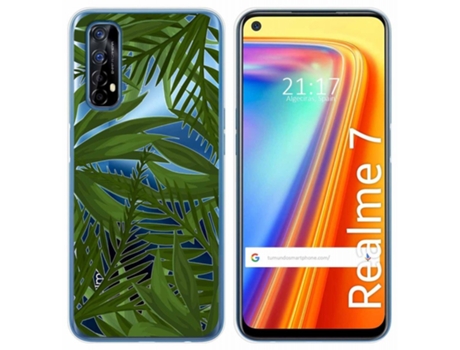 Carcasa Realme 7 TUMUNDOSMARTPHONE Dibujos Transparente Multicolor