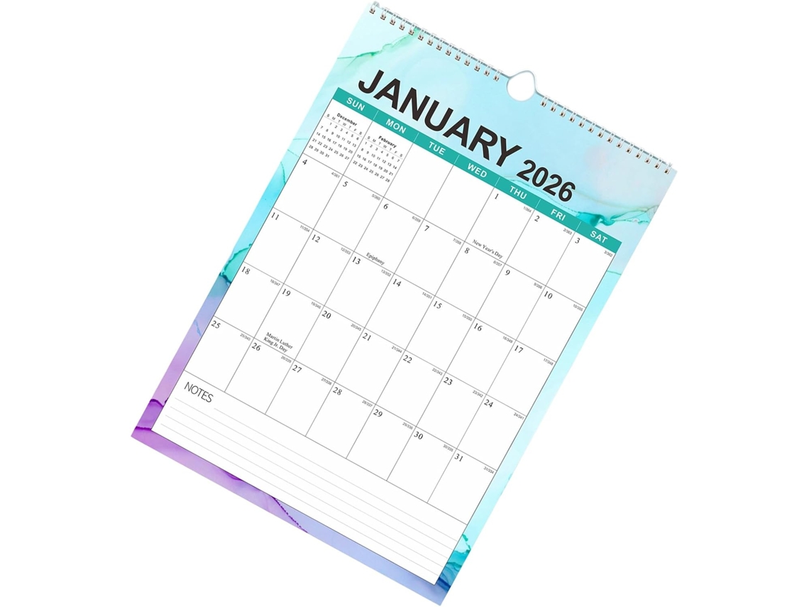 Calendario De Escritorio Extragrande Desde Enero De 2026 Hasta Junio De 2027