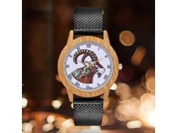 Reloj De Pulsera Unisex Informal Con Correa De Silicona Y Movimiento De Cuarzo Negro.