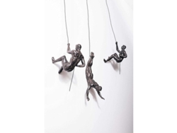 2026-figuras De Escaladores En Bronce Para Pared Trio De Hombres Ornamentos De Abseiling Interiores