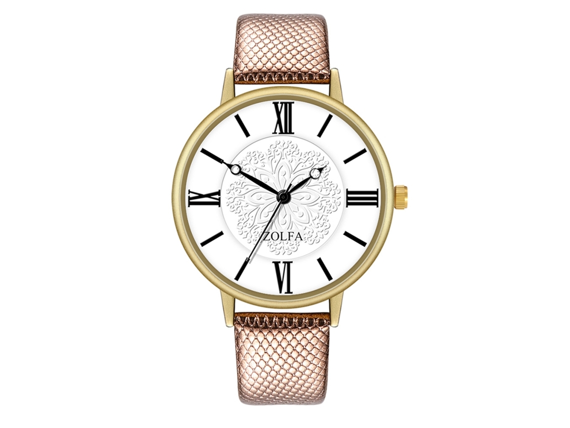 Reloj De Cuarzo Clásico Elegante Unisex Para Parejas Estilo Business Regalo (café)