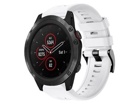Correa Smartwatch Para Garmin Fenix 5X Plus Blanca VENISYMLIS