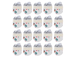 20 Fundas Para Patas De Silla, Franela, Doble Grosor, Elásticas, Reducción De Ruido, 8 Cm