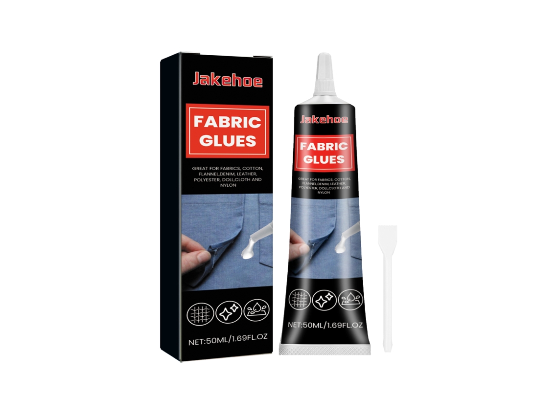 Pegamento para telas impermeable y lavable para reparar vaqueros y ropa, 65 g