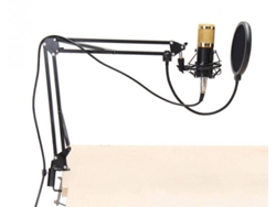 Micrófono de condensador CHRUI BM800 (Negro - 1,4 kg - 40x 16 x 9 cm)