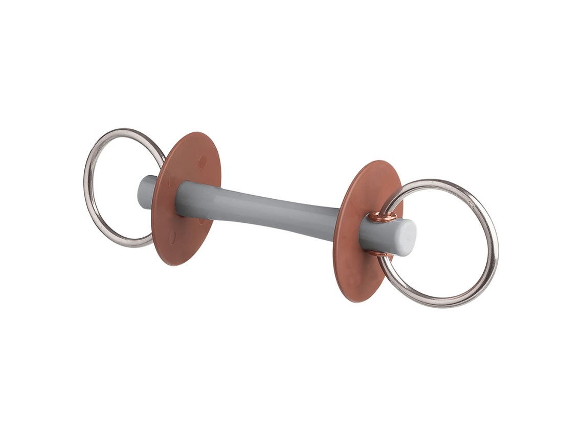 Duro Snaffle Comfort Bar 7.5 Cm Mordeu Prateado 140 Mmberis