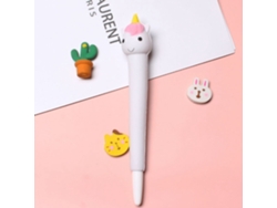 Bolígrafos blandos para aliviar el estrés, tinta de gel kawaii para regalos escolares, diseño de unicornio.