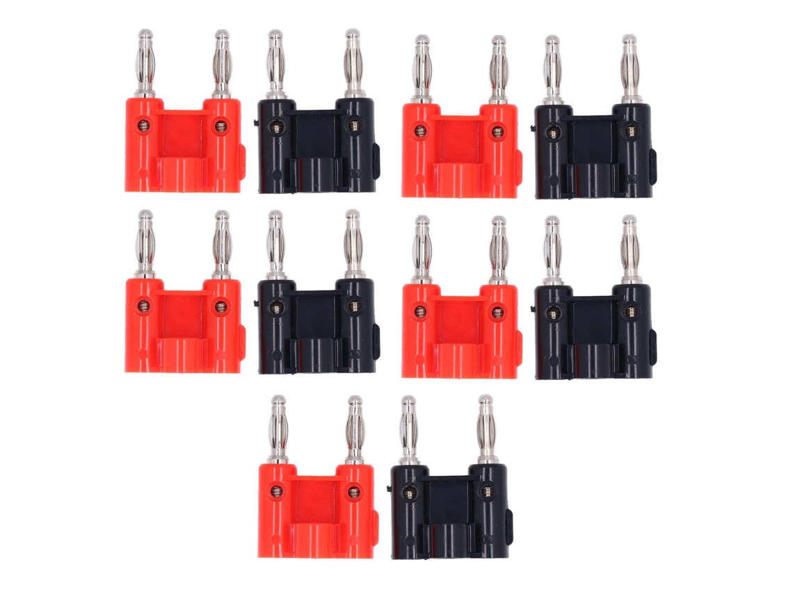 Juego De 5 Enchufes Para Linterna Doble Con Conector Banana Sin Soldadura De Latón Pe Para Equipos Electrónicos De Rv