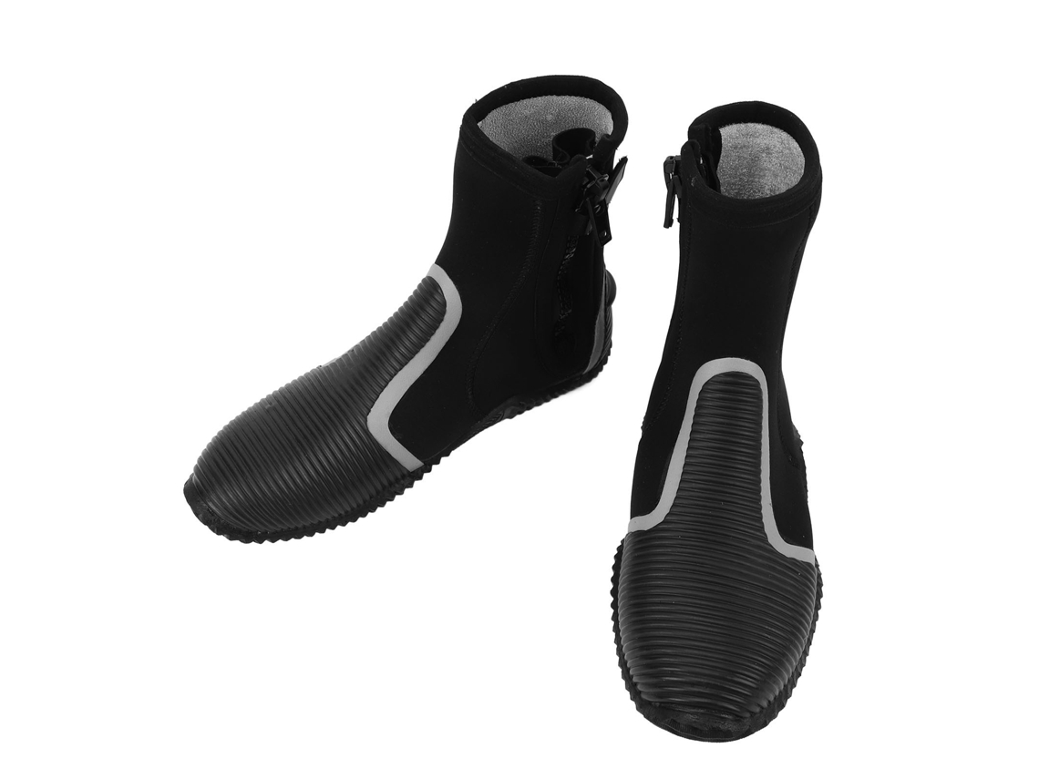 Botas De Mergulho Quentes Com Sola Antiderrapante 5mm Neoprene Para Mergulho Snorkeling Surfando Tamanho Xxl 46-47