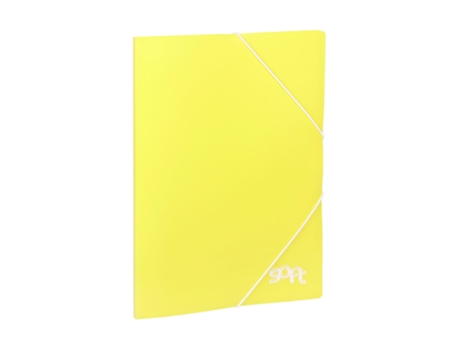 Portafolio CARCHIVO Soft A4 Folio con Elástico 30 Bolsillos Amarillo Pastel 50613020
