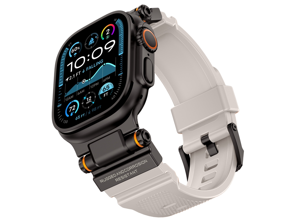 Correa XIAOMOYU para Apple Watch de 44/45/46/49 mm (Estrella negra con luz)
