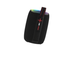 Coluna Wireless Portátil Com Luz Led 8w Sanda Sk-17 Preto