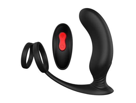 Vibrador Anal Negro DREAM TOYS Essentials P-Pleaser (Negro - ABS - Ø 3,3 cm)