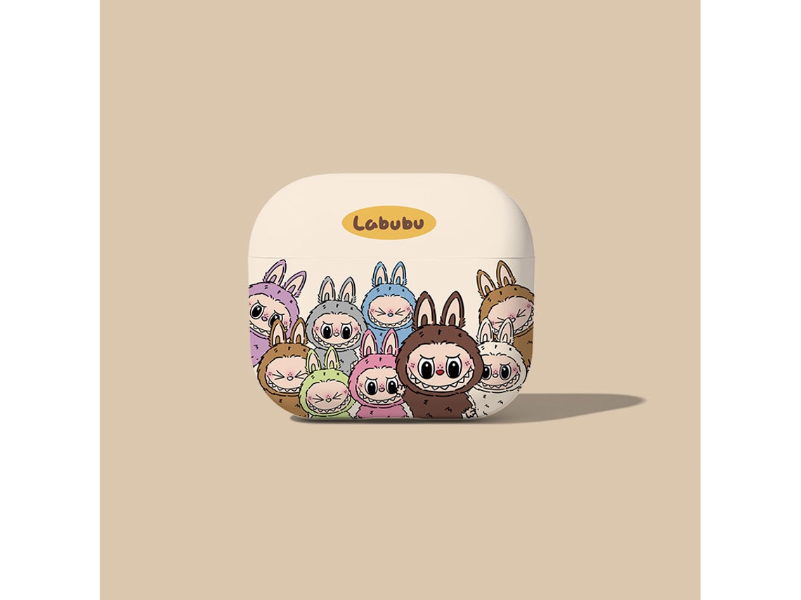Funda protectora para auriculares Airpods 4, protección completa (labubu) Czhhmart