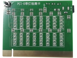 Tarjeta De Prueba O Placa Base Para Ranura Pci-e 16x Express Que Detecta Un Cortocircuito O Un Circuito Abierto.