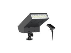 Foco solar LED para jardín IP65 de 500 lm con sensor de luz máxima y crepuscular - 3000k