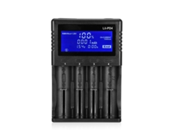 Cargador De Baterías (carga De 4 Ranuras Con Pantalla Lcd)