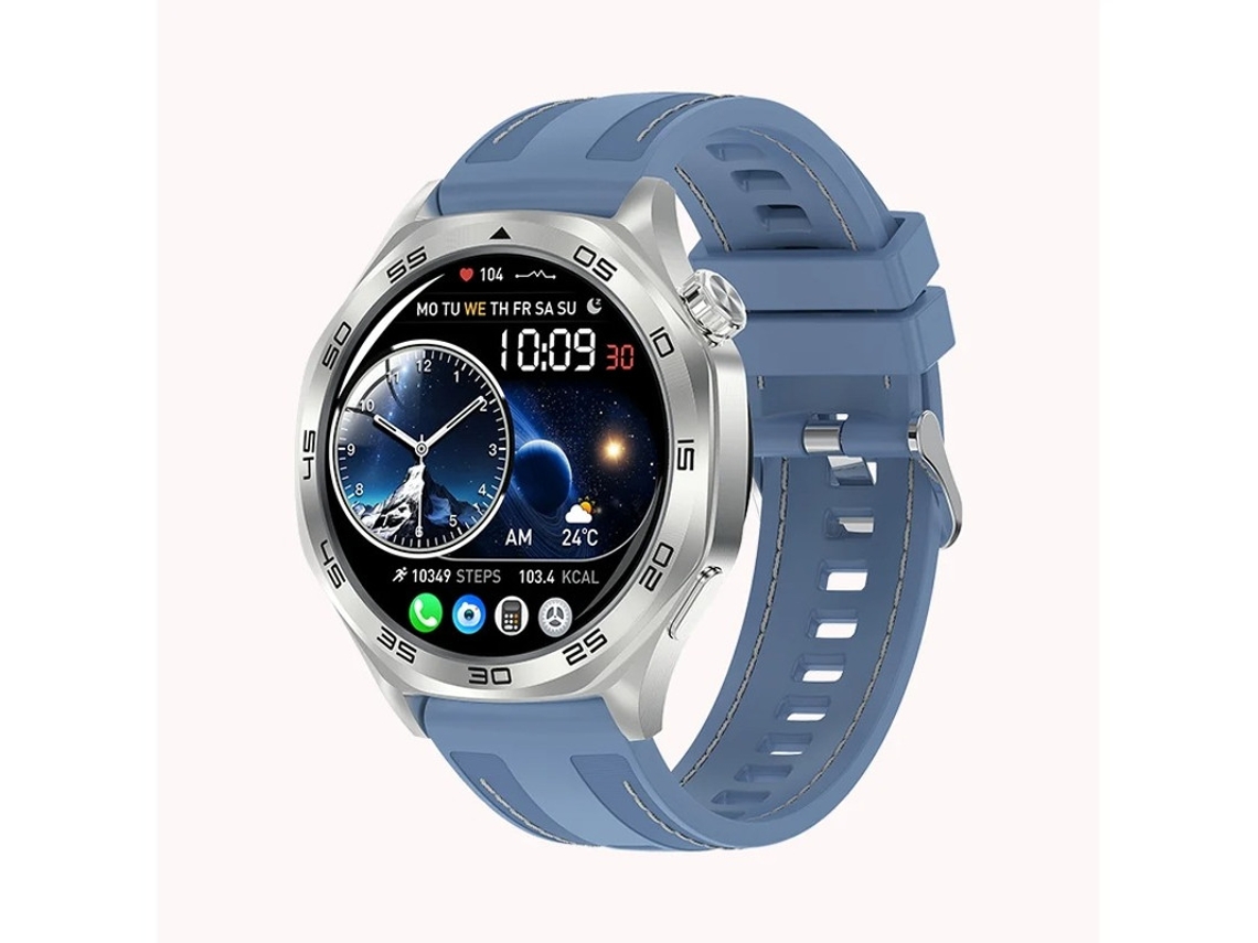 Reloj inteligente Bestvite Ak83 400amh para exteriores, resistente al polvo (azul)