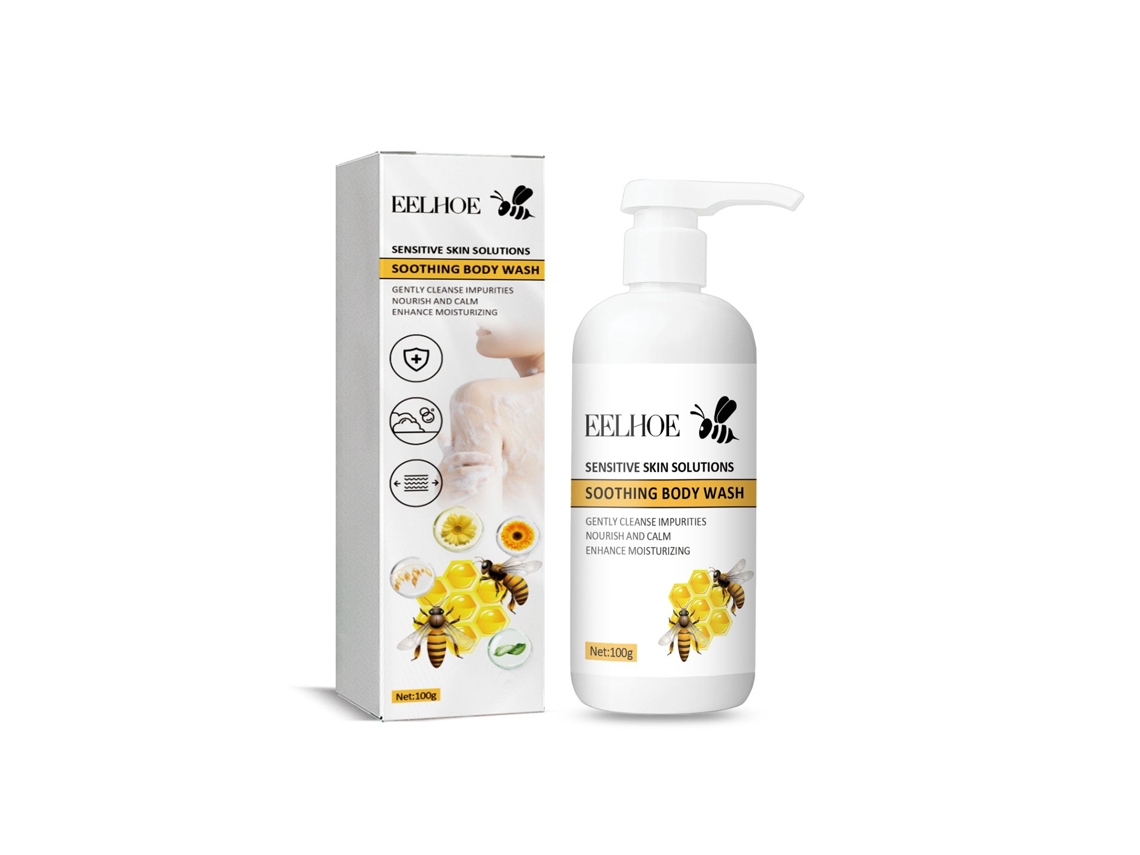 Gel de ducha suave con miel para el cuerpo