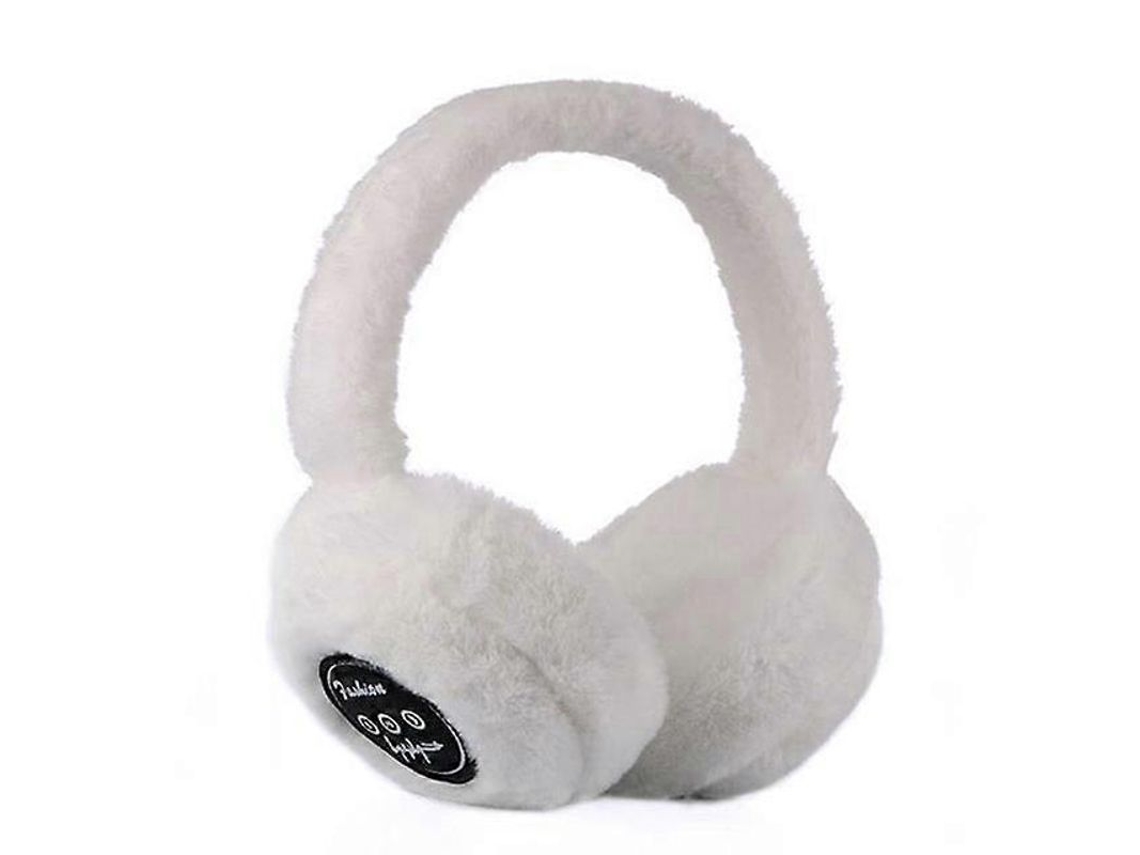 Auriculares Inalámbricos Bluetooth Cálidos Y Peludos Para Exteriores En Invierno, Estéreo, Color Sólido, Lindos Auriculares