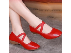 2026-zapatos De Baile Suaves Para Mujer Con Punta Redonda Y Suela Ligera, Ideales Para Practica Y Clases De Baile Latino