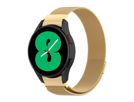 Correa de reloj inteligente para Samsung Galaxy Watch 5 milanesa de 40 mm/44 mm (dorada)